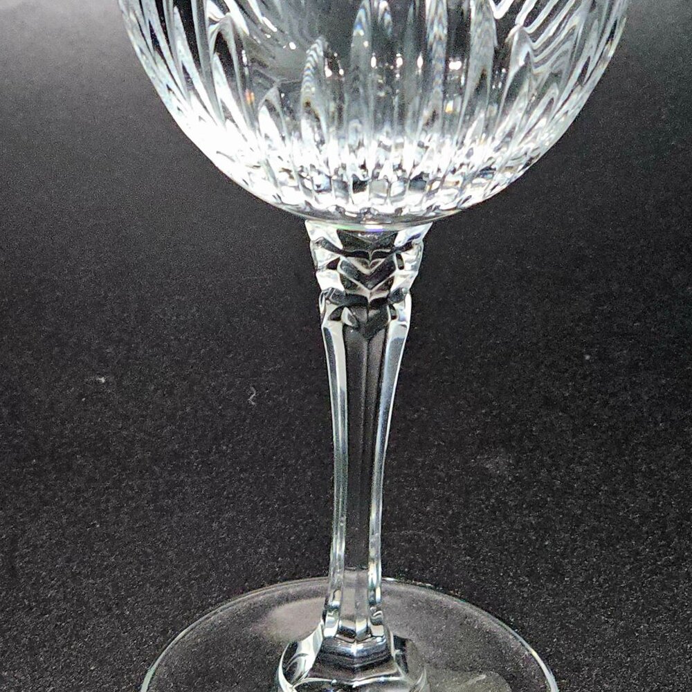 Towle Majesty Water Glass 7.5" Vintage 1980s fine crystal elegant ribbed design - Picture 6 of 7